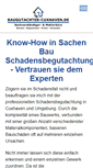 Mobile Screenshot of baugutachter-cuxhaven.de